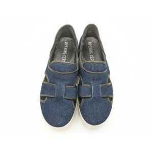 Opening Ceremony Denim Slip-On Loafer Flats